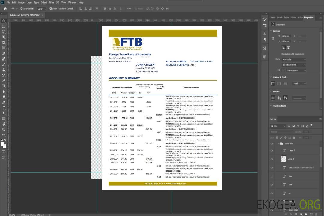 La Banque du commerce extérieur du Cambodge excelle template La Banque du commerce extérieur du Cambodge excelle template